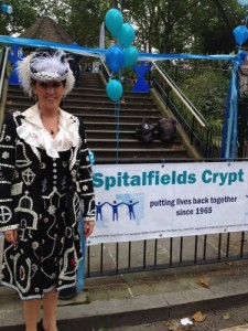 Pearly Queen City of London at Spitalfields Crypt